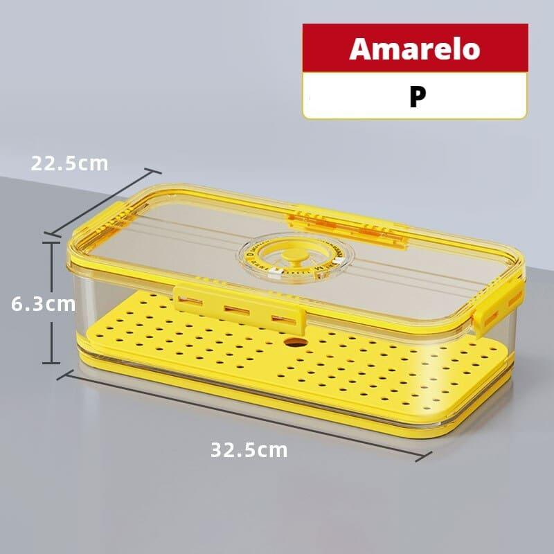 Organizador de Geladeira com Tampa e Marcador de Data | Linha do Lar