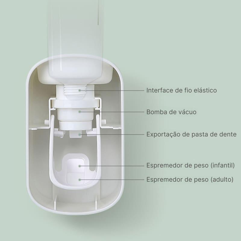 Dispenser de Pasta de Dente Inteligente Linha do Lar