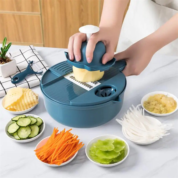 Cortador Multifuncional de Legumes Slicer da Utililar 12 em 1 | Linha do Lar