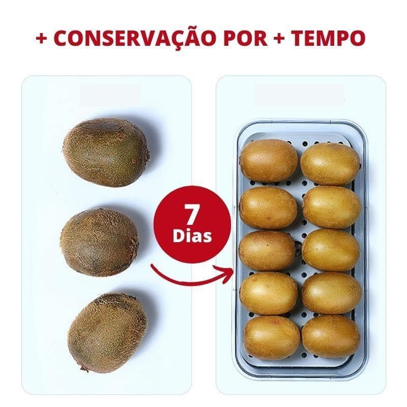 Organizador de Geladeira com Tampa e Marcador de Data | Linha do Lar