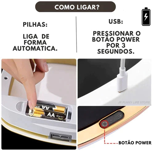 Lixeira Para Banheiro Com Sensor | Linha do Lar